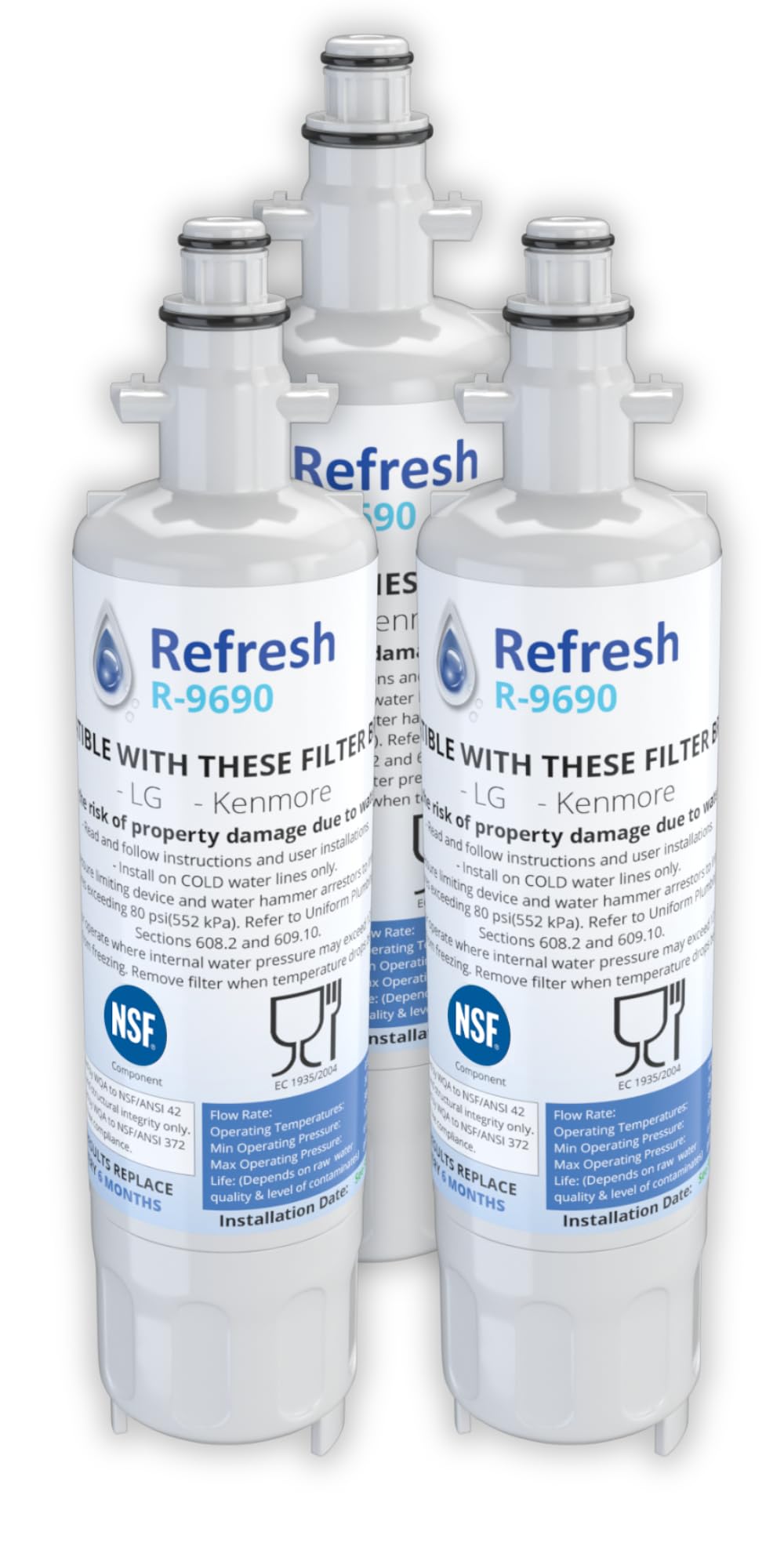 Amazon.com: Refresh R-9690 Refrigerator Water Filter Replacement